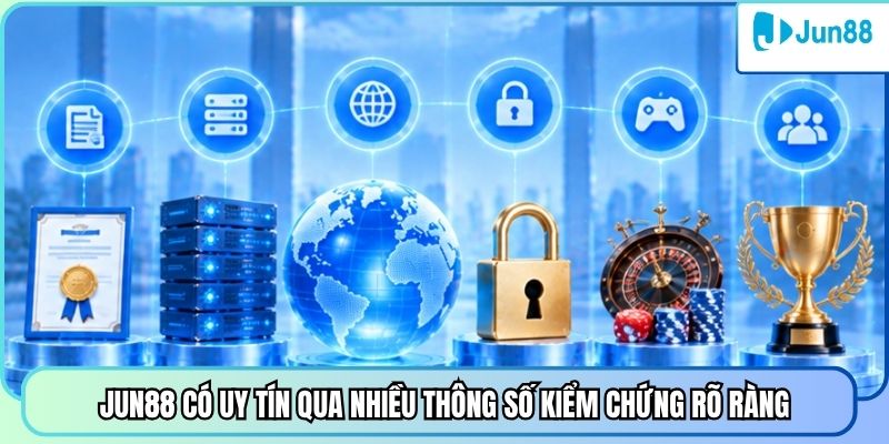 Jun88 có uy tín qua nhiều thông số kiểm chứng rõ ràng