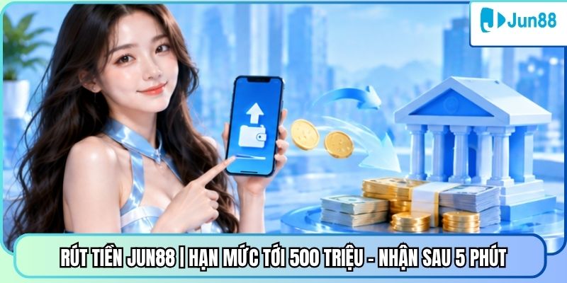 Rút Tiền Jun88 | Hạn Mức Tới 500 Triệu - Nhận Sau 5 Phút